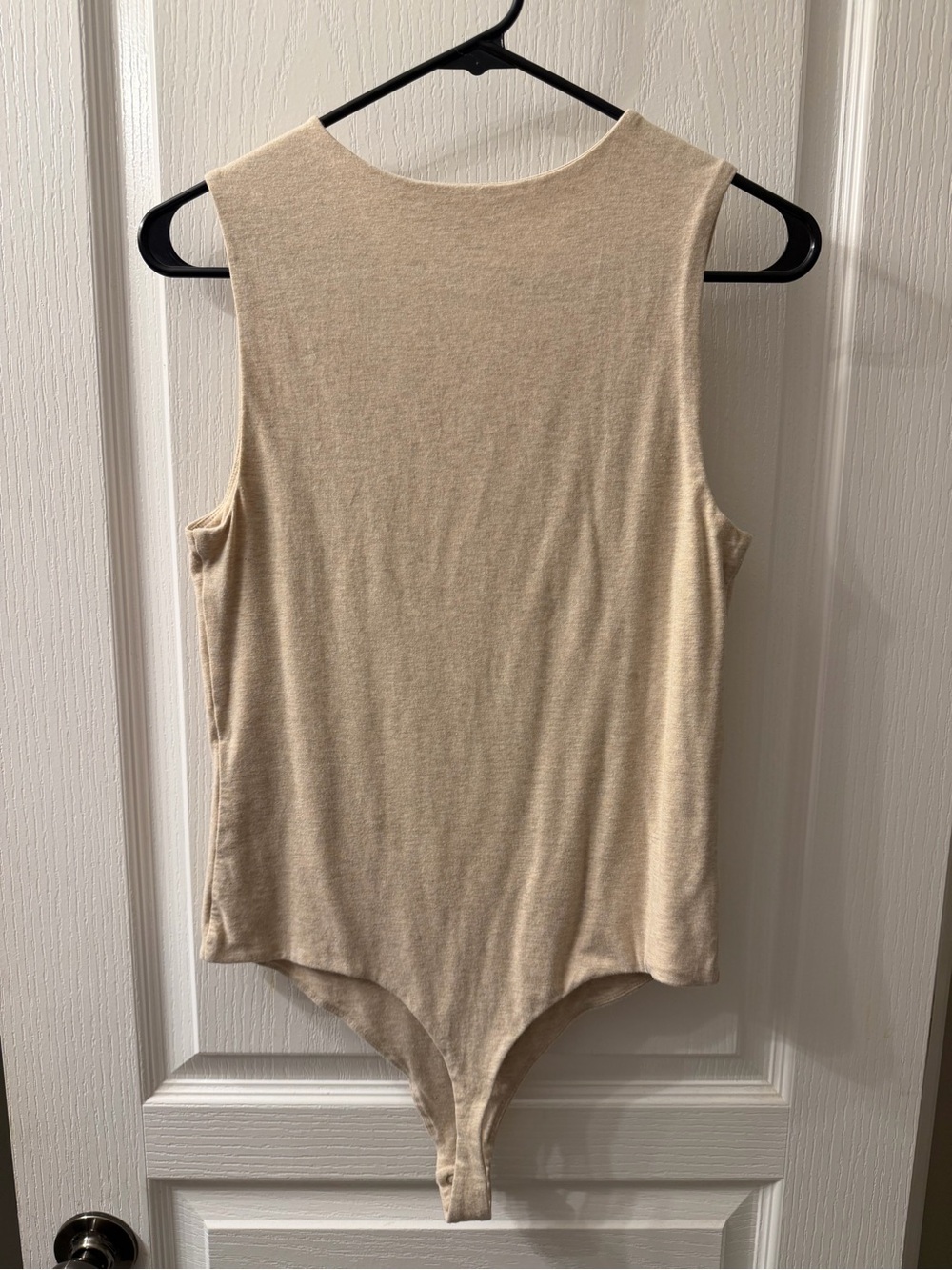 nuuds Sleeveless Cream Bodysuit - Picture 2 of 3
